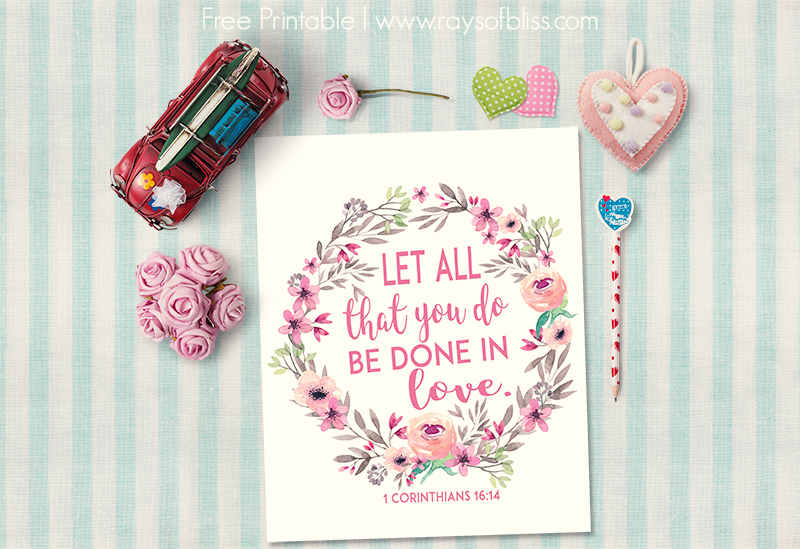 let all that you do be done in love shirt