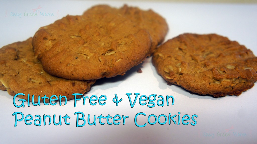 Peanut Butter Gluten Free & Vegan Cookies - Rays of Bliss